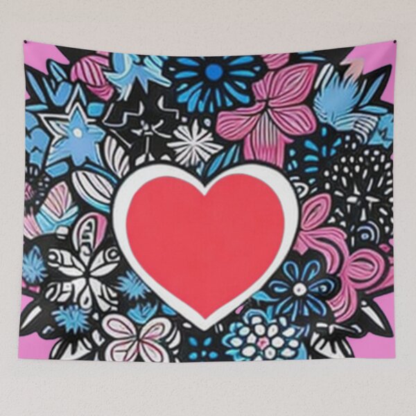 Item preview, flower heart 2 designed and sold by MariluValdez.