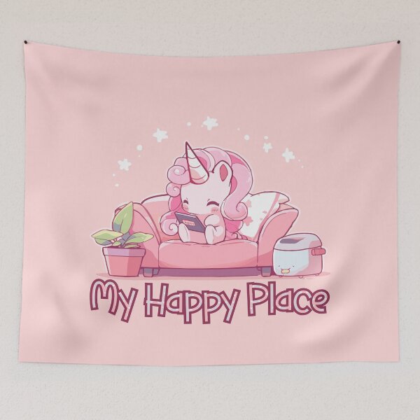 Item preview, Unicorn My Happy Place designed and sold by myanko.