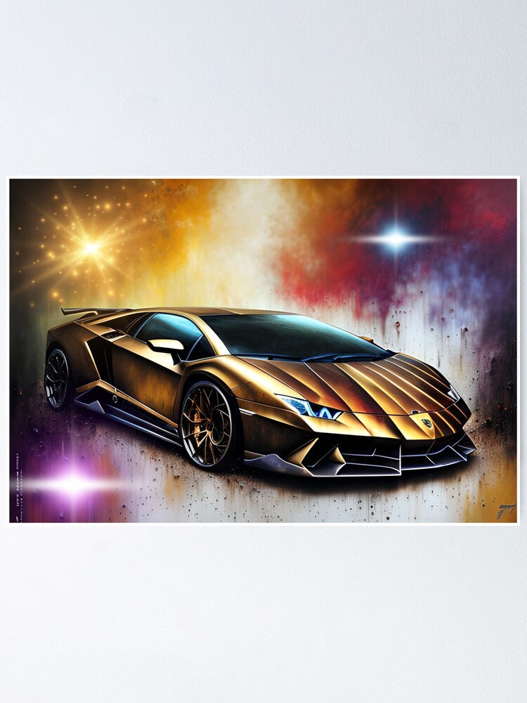 Wall Art Print Lamborghini Car, Gifts & Merchandise