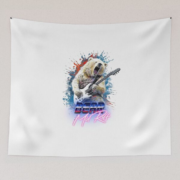 Item preview, Bear Mid Riff Shirt designed and sold by KiwiGrizzly.
