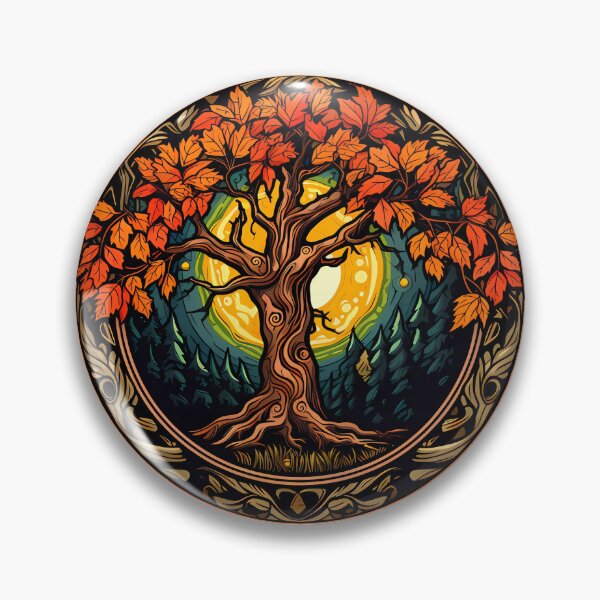 Item preview, Mabon, Autumnal Equinox Stickers and Magnets designed and sold by Jennifer Chiera.