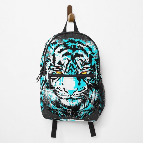 Item preview, Turquoise Tiger Head - Realistic Tiger Eyes designed and sold by BigWildKiwi.
