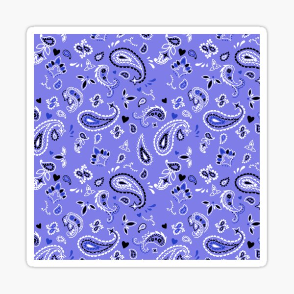 Purple bandana decals for furniture - TenStickers