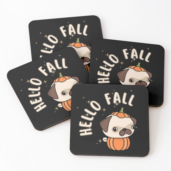 Item preview, Hello Fall-Pug Life designed and sold by ThePurplePeach1.