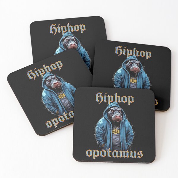 Item preview, HipHop Opotamus T-Shirt designed and sold by KiwiGrizzly.
