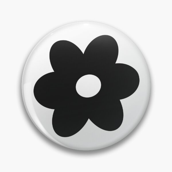 Item preview, cute tiny retro black and white flower design designed and sold by kcameron369.