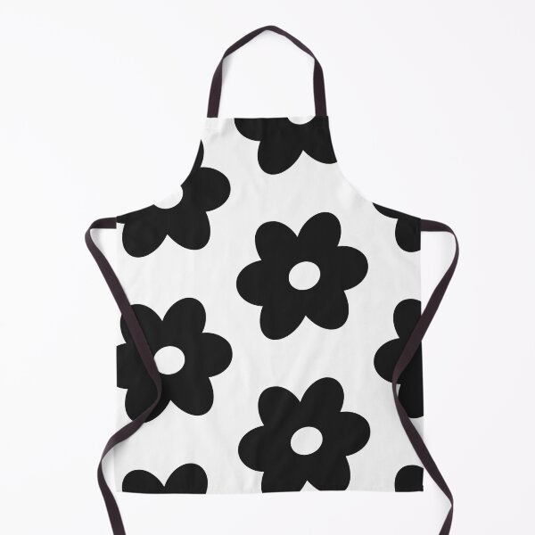Item preview, cute tiny retro black and white flower design designed and sold by kcameron369.