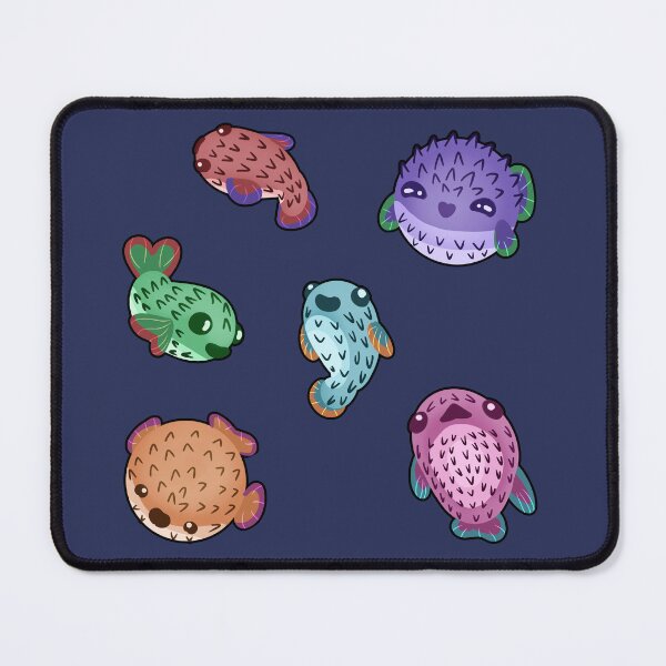 Item preview, Colorful School of Puffer Fish designed and sold by DomaniMedia.