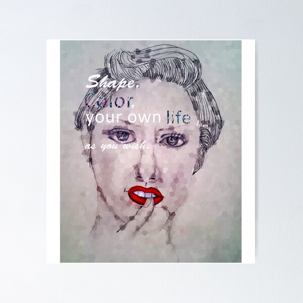 Item preview, Shape, Color Your Own Life as You Wish designed and sold by rainbow7iro.