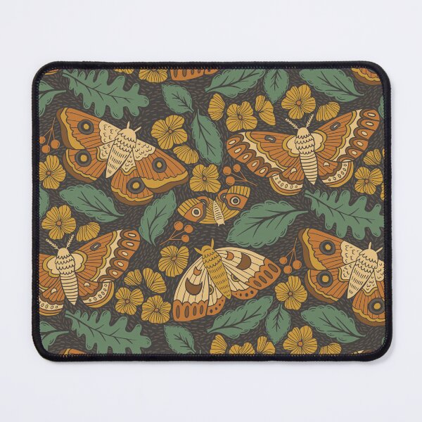 Item preview, Autumn Midnight Moths designed and sold by latheandquill.