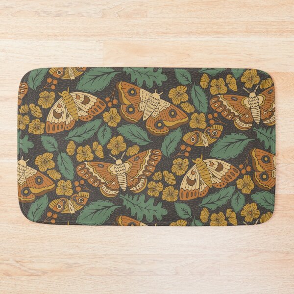 Item preview, Autumn Midnight Moths designed and sold by latheandquill.