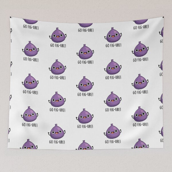 Item preview, Go Fig-ure Fig Funny Fruits Puns  designed and sold by punnybone.