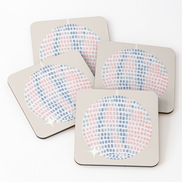 Item preview, Pink and Blue Disco Ball  designed and sold by Kate Boone.