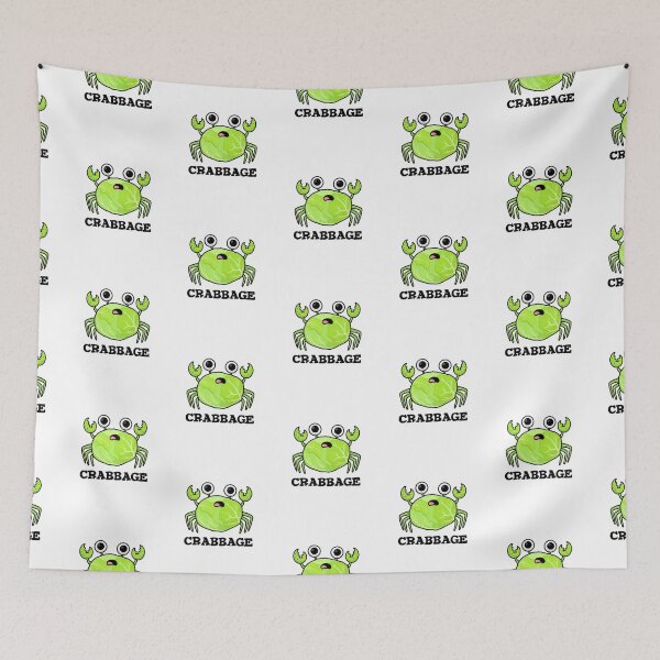 Item preview, Crabbage Funny Cabbage Crab Puns  designed and sold by punnybone.