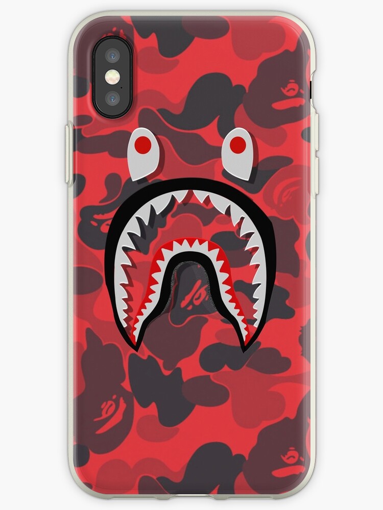 coque iphone xr bape shark