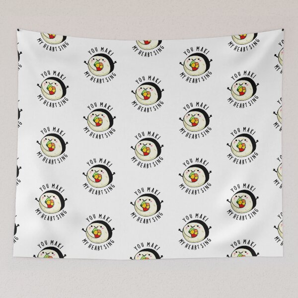 Item preview, You Maki My Heart Sing Funny Sushi Puns  designed and sold by punnybone.