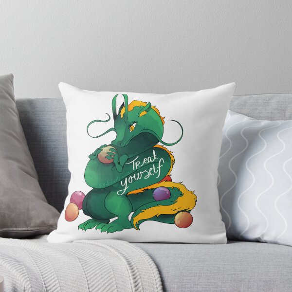 Item preview, Self-Care Dragon, Green designed and sold by Kalsiferdraws.