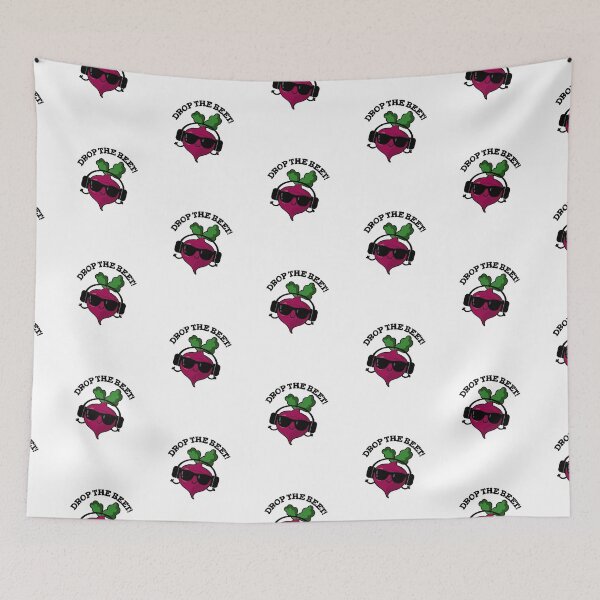 Item preview, Drop The Beet Funny Music Veggie Puns  designed and sold by punnybone.