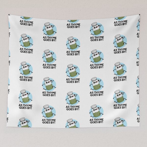 Item preview, As Thyme Goes By Funny Herb Puns  designed and sold by punnybone.