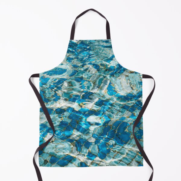 Item preview, Fluid Abstraction in Sapphire Turquoise and Aquamarine designed and sold by Georgia Mizuleva.