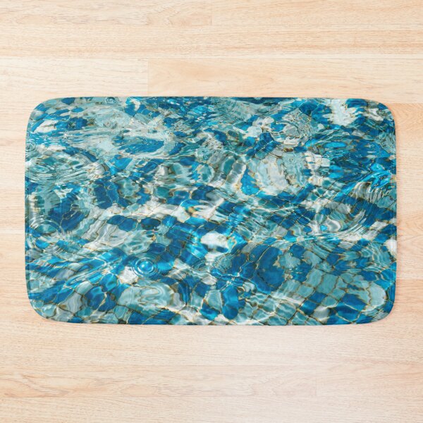 Item preview, Fluid Abstraction in Sapphire Turquoise and Aquamarine designed and sold by Georgia Mizuleva.