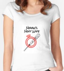 Negans nächste Frau Tailliertes Rundhals-Shirt