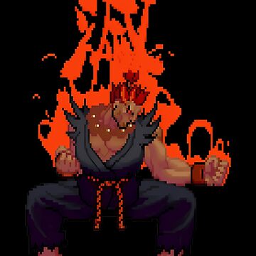 Akuma Taunt For Destruction | Sticker