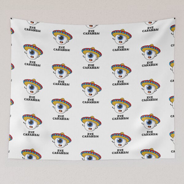 Item preview, Eye Caramba Funny Mexican Puns  designed and sold by punnybone.