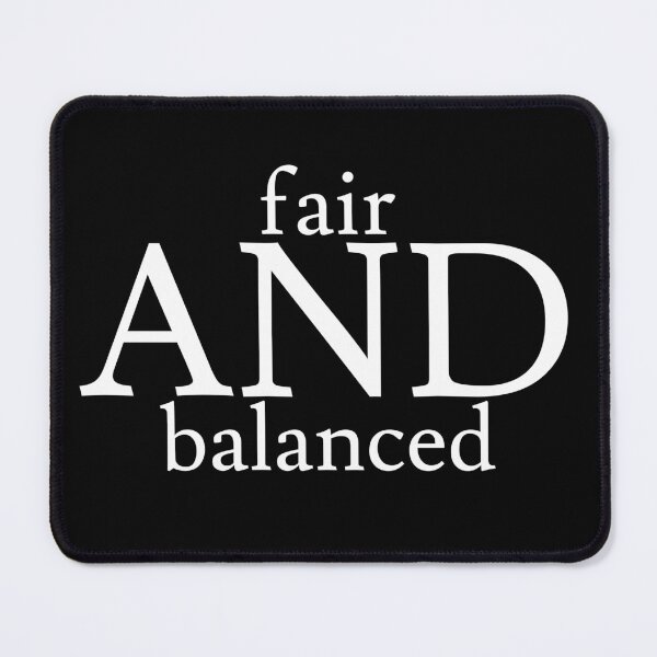 Item preview, fair AND balanced designed and sold by jaffeworld.