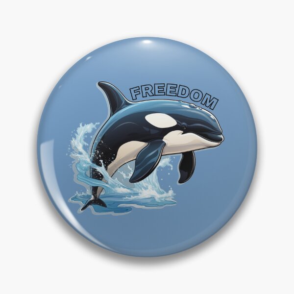 Item preview, Save the whales! Orca whale designed and sold by HandCraftedArt.