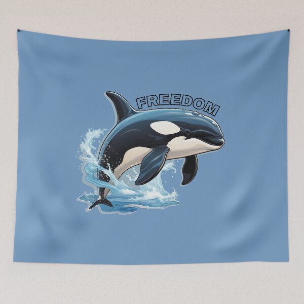Item preview, Save the whales! Orca whale designed and sold by HandCraftedArt.