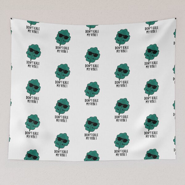 Item preview, Don't Kale My Vibe Funny Veggie Puns  designed and sold by punnybone.
