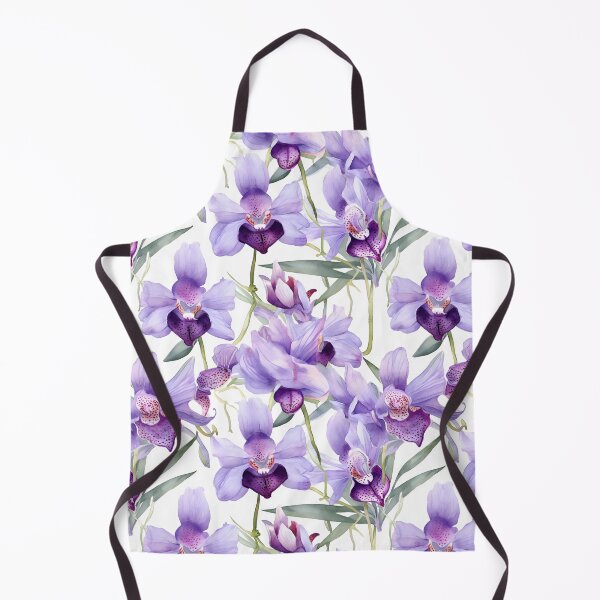 Item preview, Watercolor Orchid Pattern 22 designed and sold by DigitalPatternx.