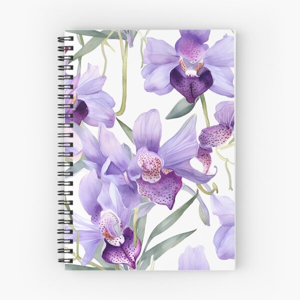 Item preview, Watercolor Orchid Pattern 22 designed and sold by DigitalPatternx.