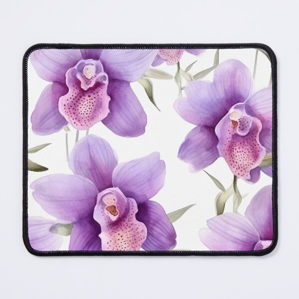Item preview, Watercolor Orchid Pattern 23 designed and sold by DigitalPatternx.