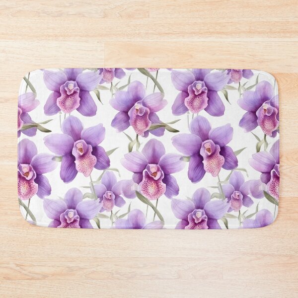 Item preview, Watercolor Orchid Pattern 23 designed and sold by DigitalPatternx.
