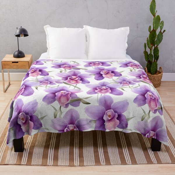 Item preview, Watercolor Orchid Pattern 23 designed and sold by DigitalPatternx.