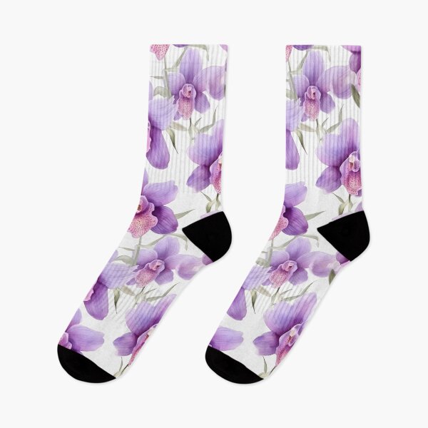 Item preview, Watercolor Orchid Pattern 23 designed and sold by DigitalPatternx.