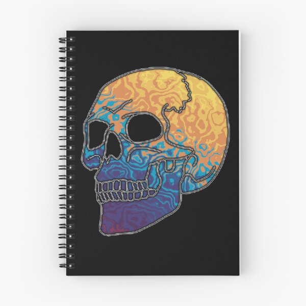Item preview, Colored skull with black & white Lines designed and sold by AtlantisApparel.