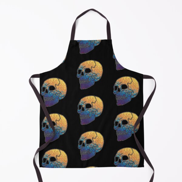 Item preview, Colored skull with black & white Lines designed and sold by AtlantisApparel.
