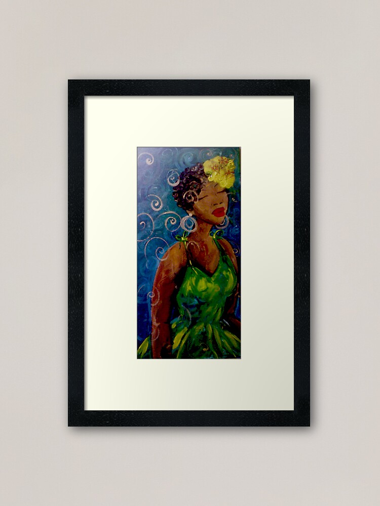 Alternate view of Mahalia Framed Art Print