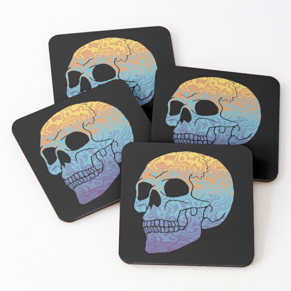 Item preview, Colored Skull - Version 1 designed and sold by AtlantisApparel.