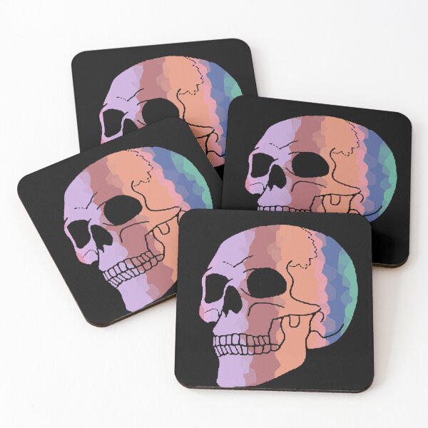 Item preview, Colored Skull - Version 2 designed and sold by AtlantisApparel.