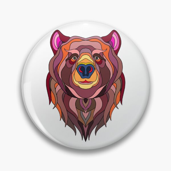 Item preview, Brown Grizzly Bear   designed and sold by ArtofSayankan.