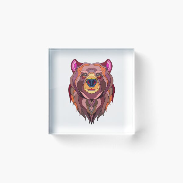 Item preview, Brown Grizzly Bear   designed and sold by ArtofSayankan.