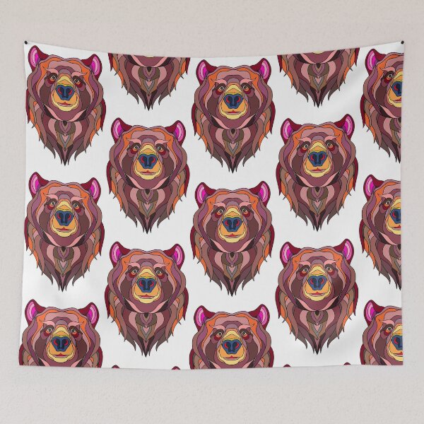 Item preview, Brown Grizzly Bear   designed and sold by ArtofSayankan.