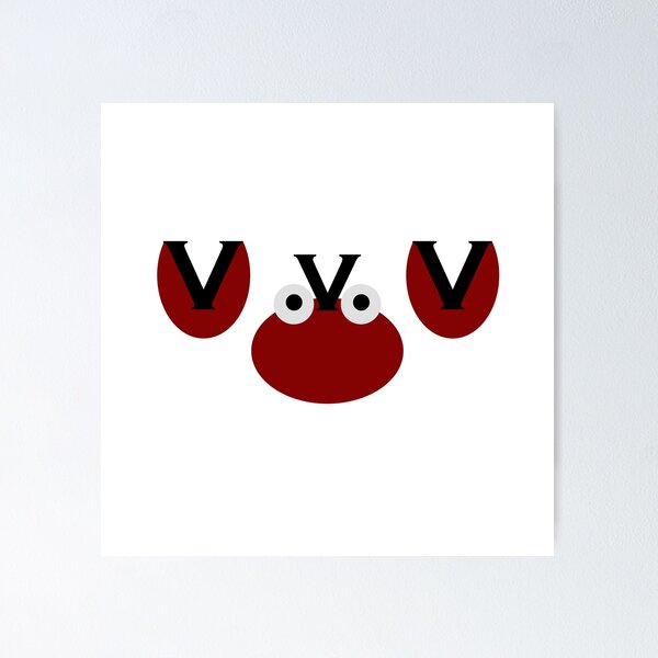 Item preview, Crab Emoticon V .v. V designed and sold by hrubiks.