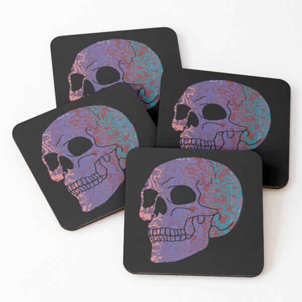 Item preview, Colored Skull - Version 4 designed and sold by AtlantisApparel.