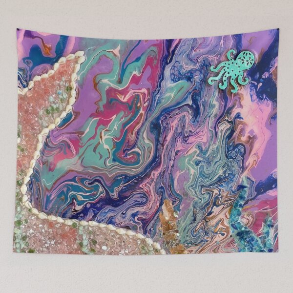 Item preview, SEALIFE PURPLE PAINT POUR designed and sold by BridgetBresser.