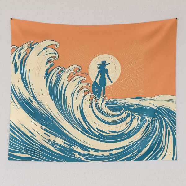 Item preview, Coastal Cowgirl Surfs Up designed and sold by DesignHausArt.